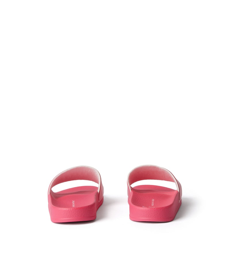 Pink MSGM Mini Logo Pool Slides | USA_MSGM66761