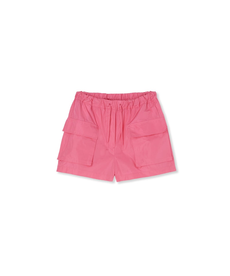 Pink MSGM Taffeta Cargo Shorts | USA_MSGM49307