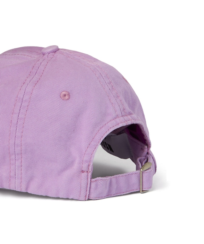 Purple MSGM Gabardine Cotton Baseball Cap With Distressed Effect And Embroidered Label | USA_MSGM15691