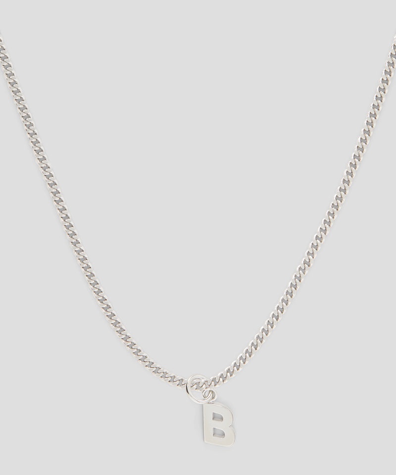 Silver MSGM Brass letter B charm | USA_MSGM17089