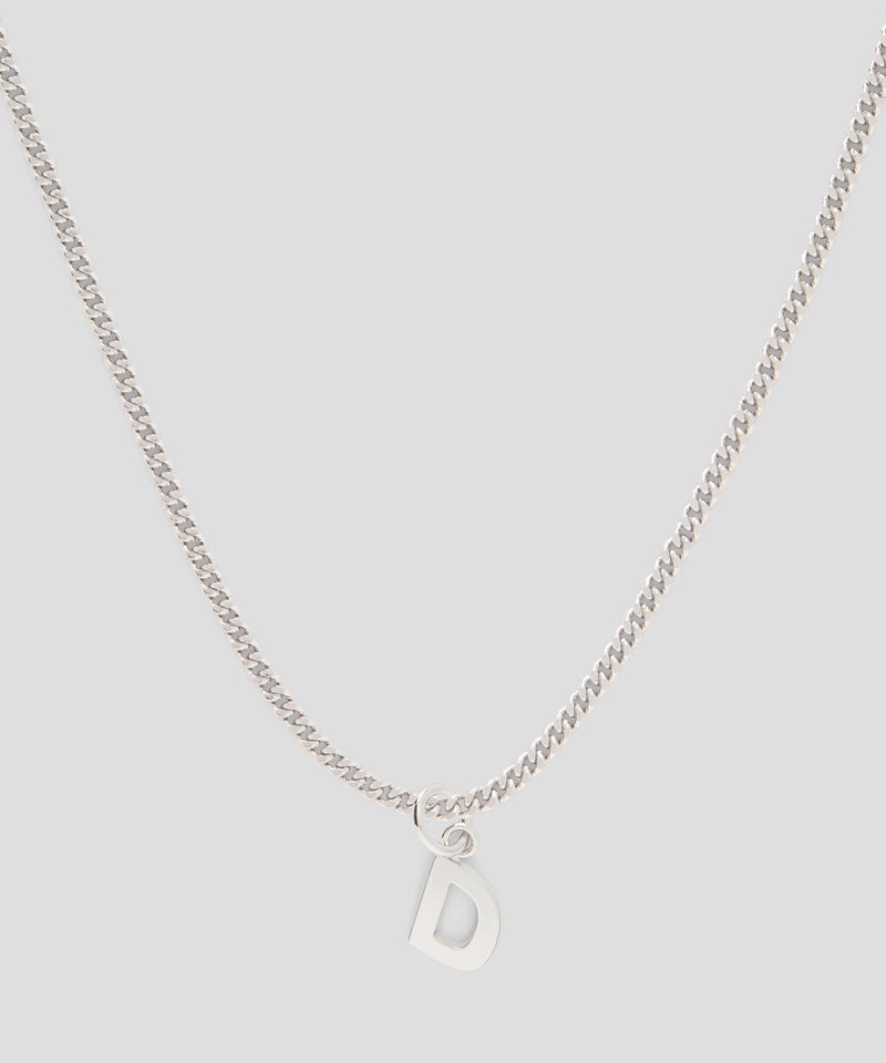 Silver MSGM Brass letter D charm | USA_MSGM41880