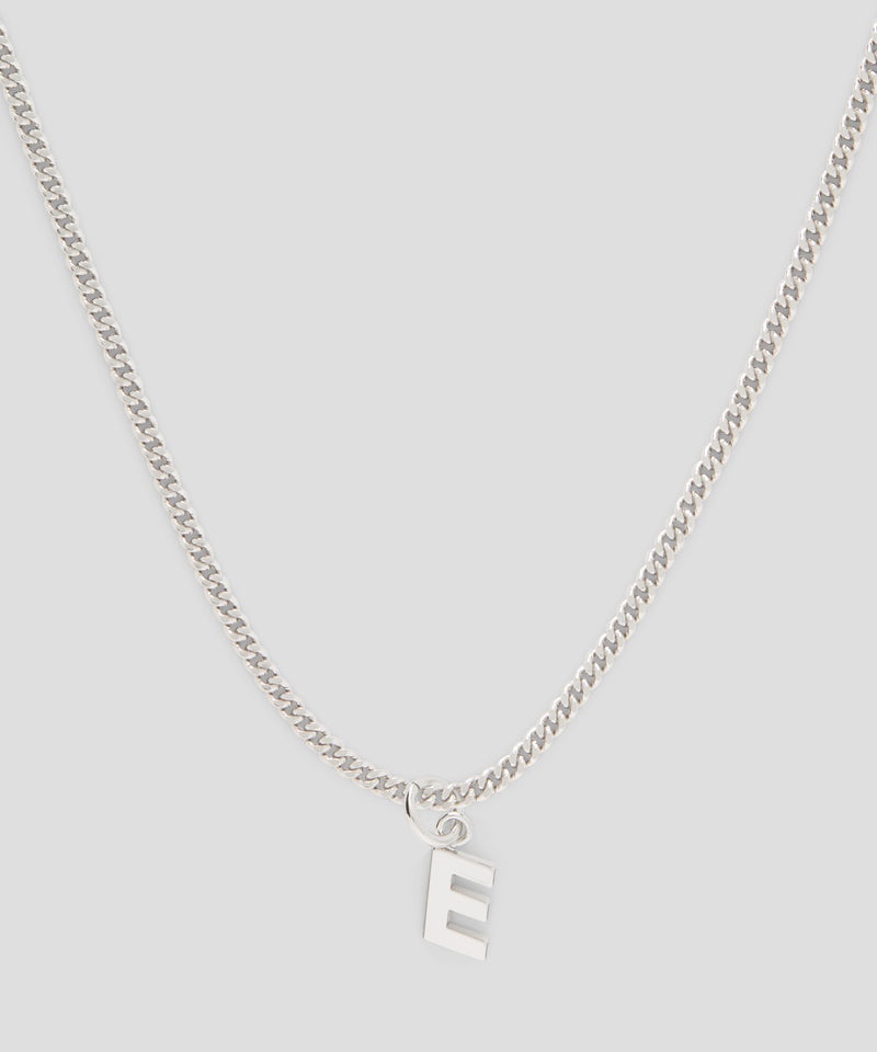 Silver MSGM Brass letter E charm | USA_MSGM32711