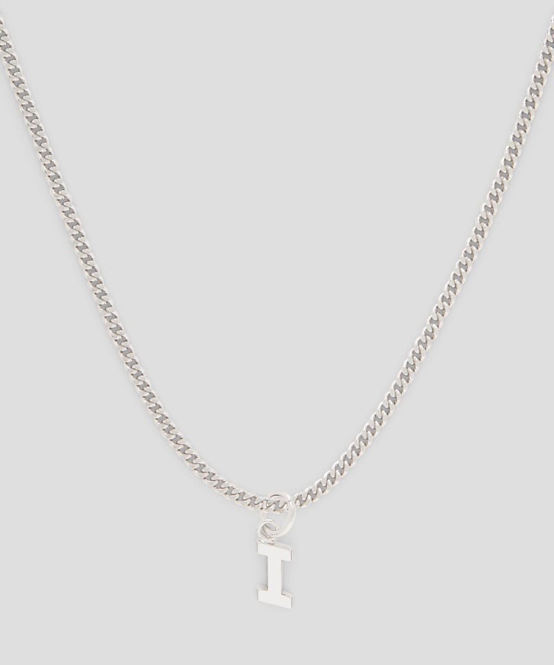 Silver MSGM Brass letter I charm | USA_MSGM89536