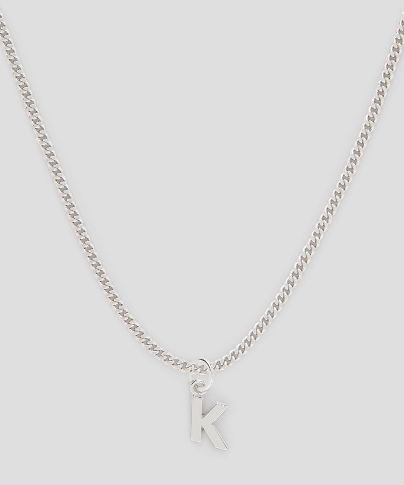 Silver MSGM Brass letter K charm | USA_MSGM12882