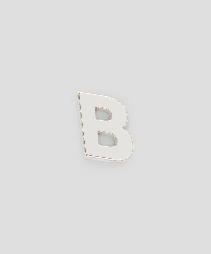 Silver MSGM Single brass B charm | USA_MSGM74390