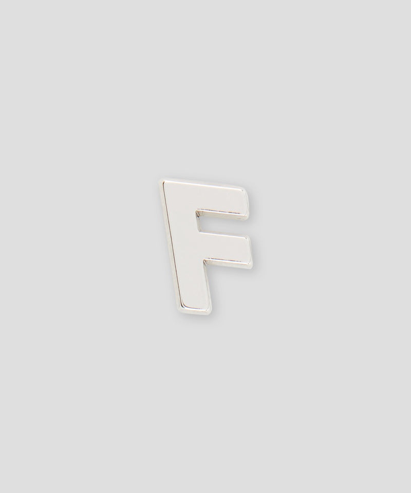 Silver MSGM Single brass F charm | USA_MSGM32510