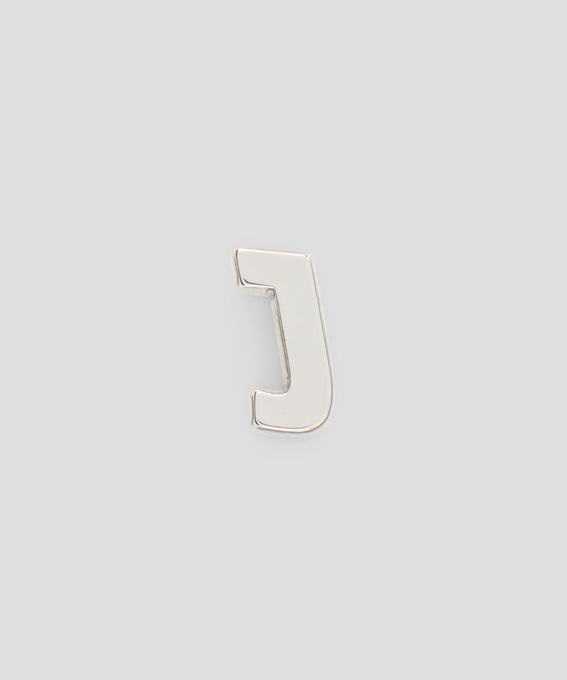 Silver MSGM Single brass J charm | USA_MSGM13128