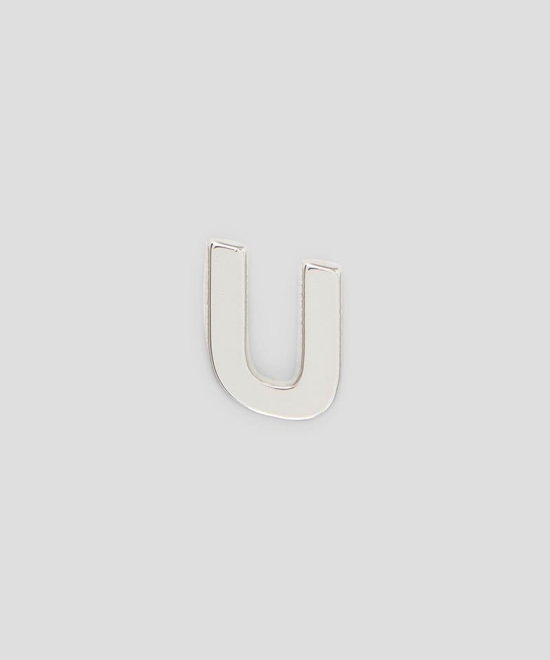 Silver MSGM Single brass U charm | USA_MSGM39364