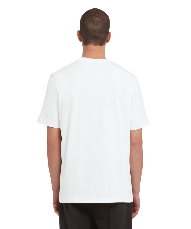 White MSGM Box Logo | USA_MSGM41465