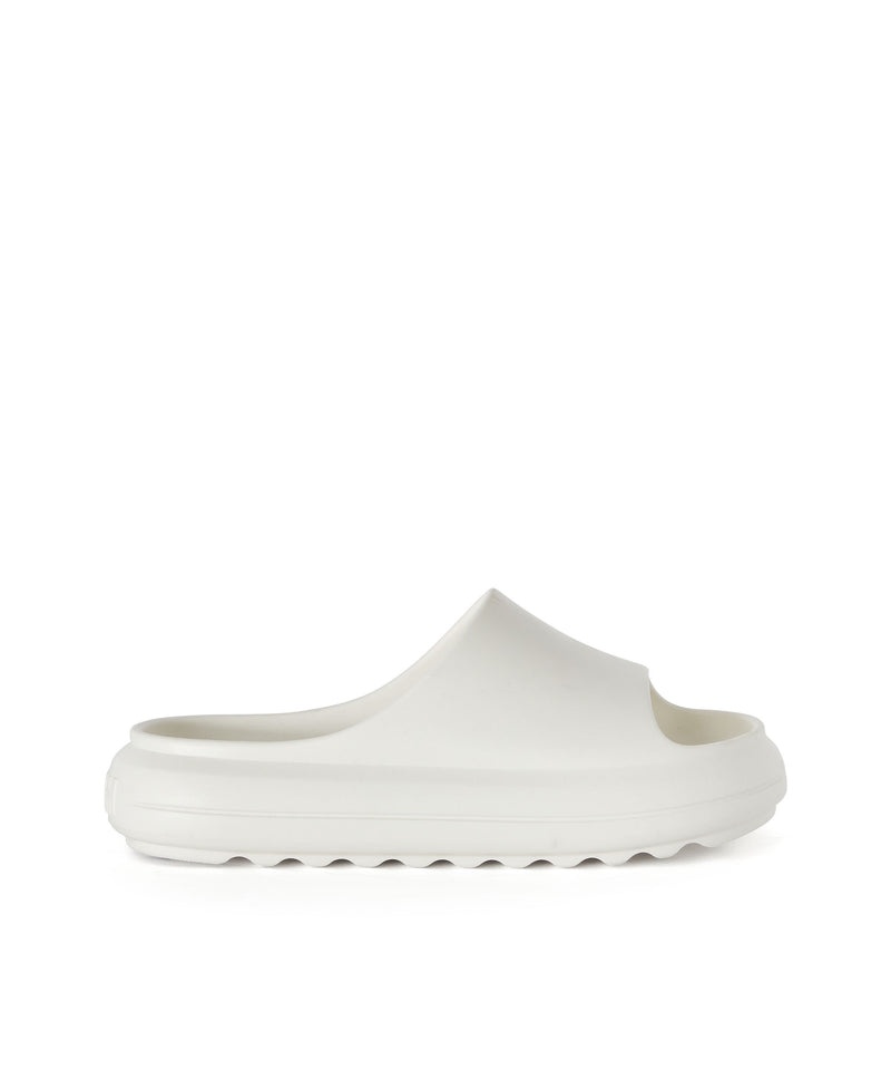 White MSGM Chunky Ocean Club Pool Slides | USA_MSGM89868