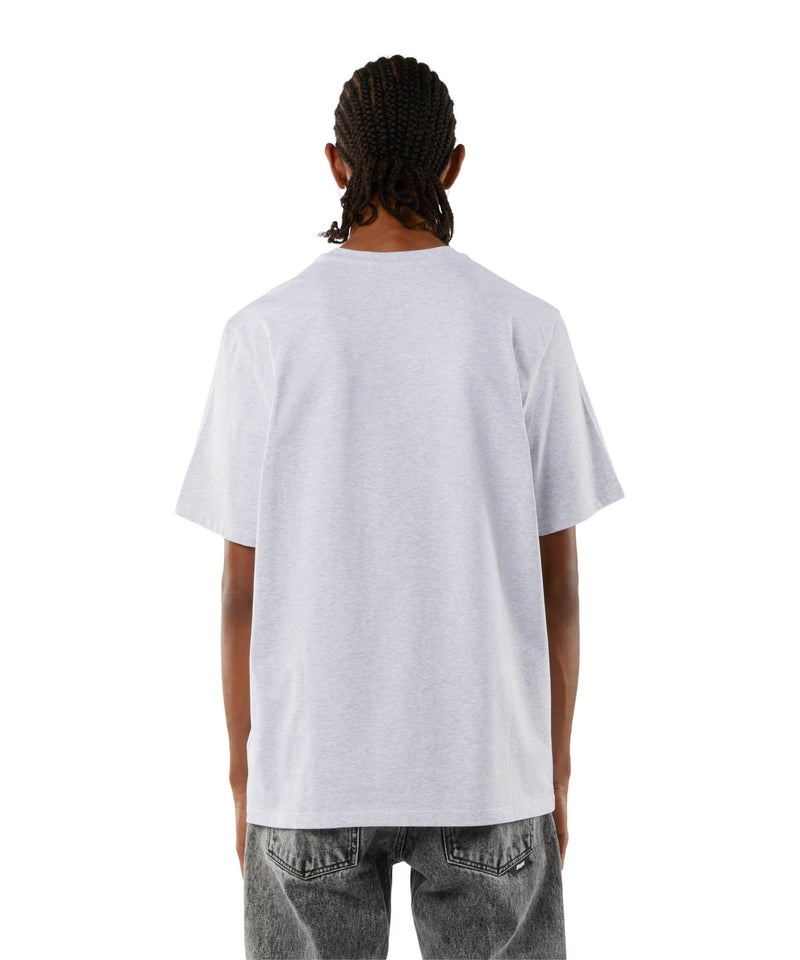 White MSGM Cotton Brushed Logo | USA_MSGM95764