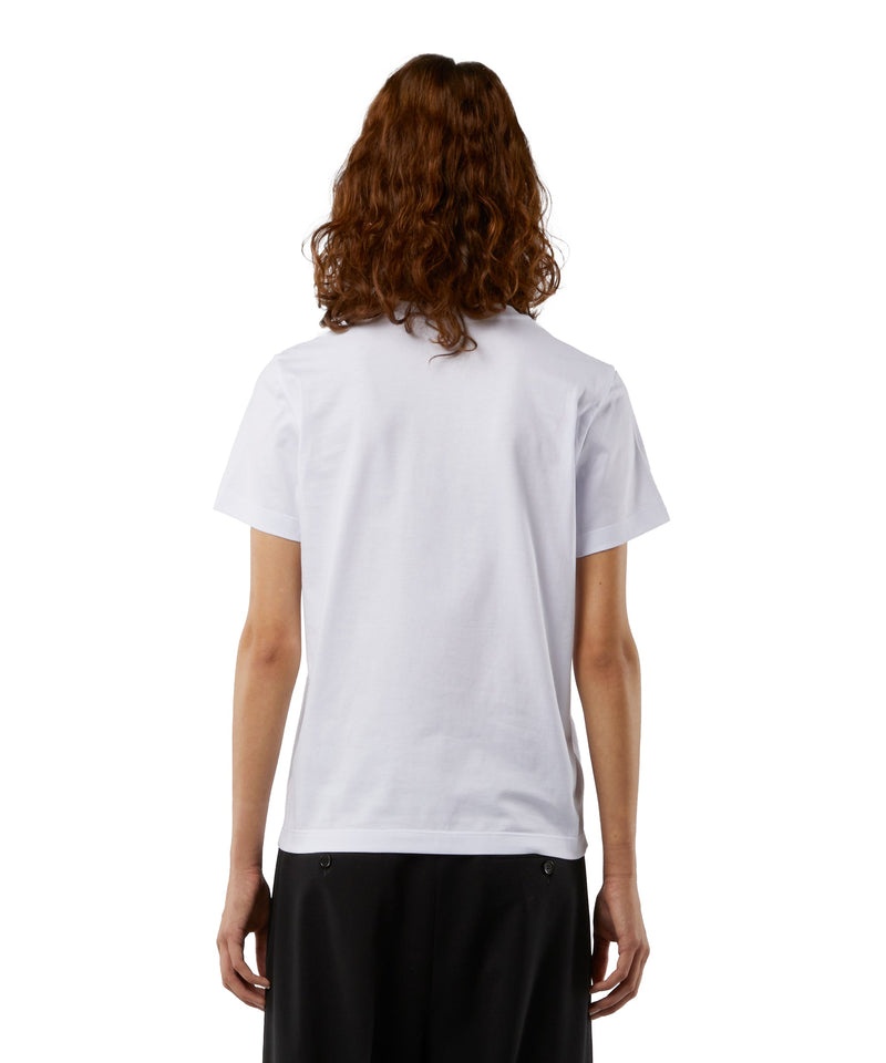 White MSGM Cotton Micro Logo | USA_MSGM17919