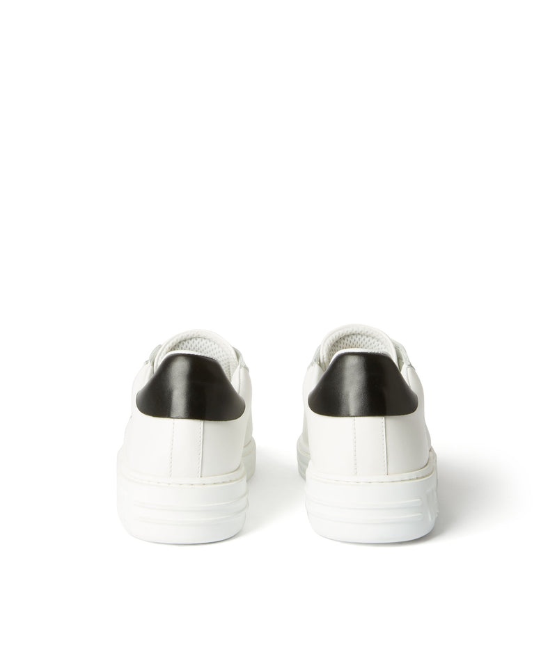 White MSGM Iconic Sneakers With Cursive Logo | USA_MSGM28863