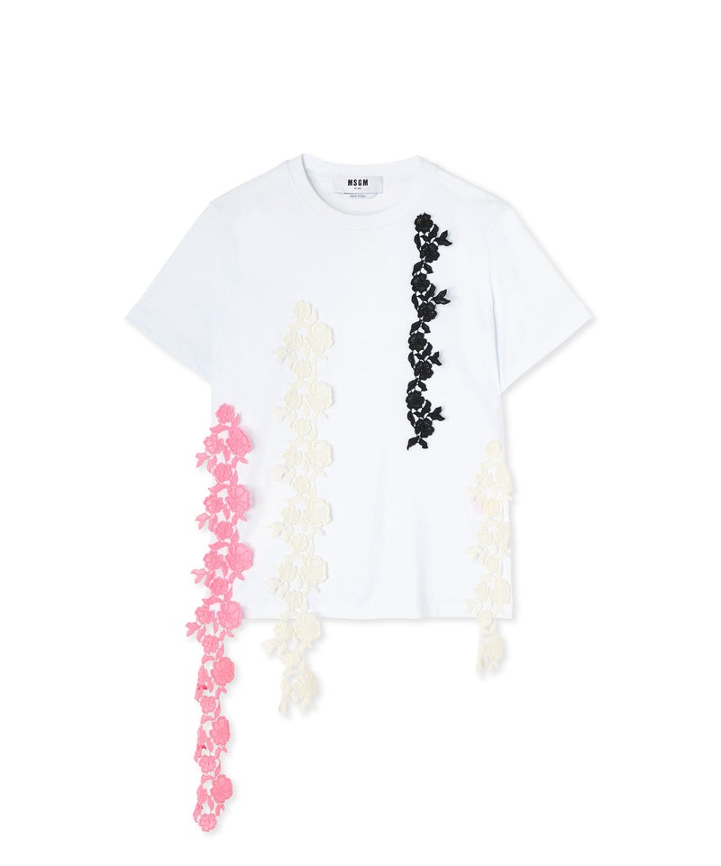 White MSGM Lace Application | USA_MSGM43645