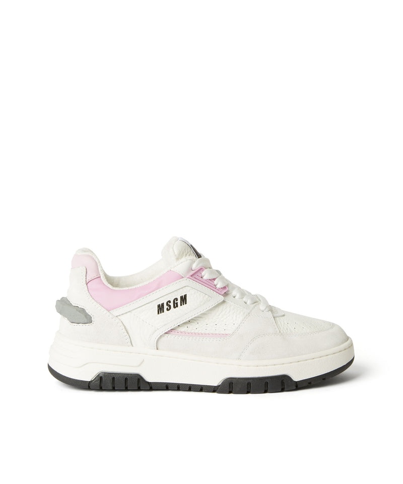 White MSGM Rck Sneakers | USA_MSGM37220