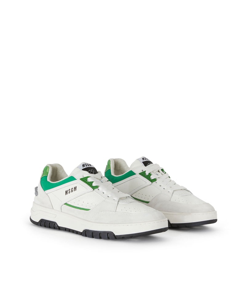 White MSGM Rck Sneakers | USA_MSGM68761