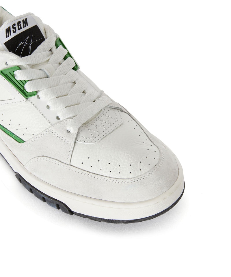 White MSGM Rck Sneakers | USA_MSGM68761