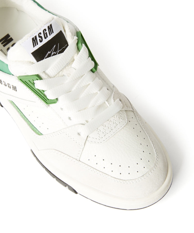 White MSGM Rck Sneakers | USA_MSGM81333