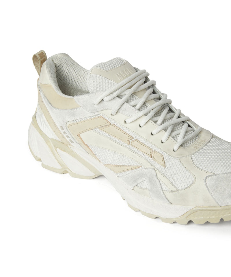 White MSGM Vulcano Sneakers | USA_MSGM60961