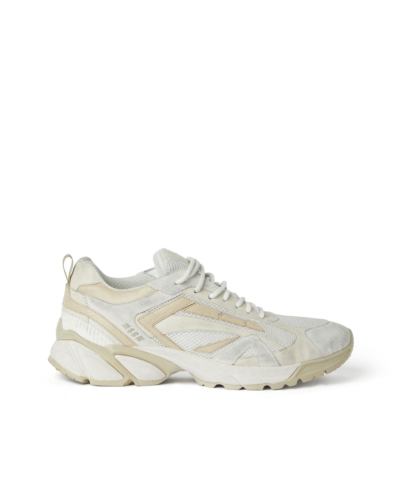 White MSGM Vulcano Sneakers | USA_MSGM60961