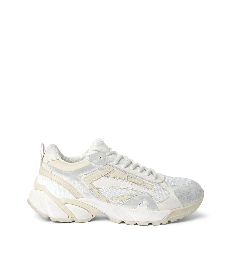 White MSGM Vulcano Sneakers | USA_MSGM91025